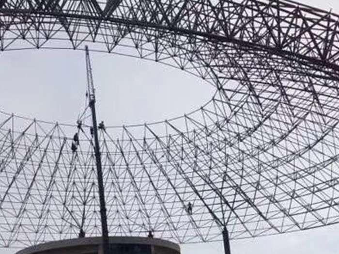 桂平篮球馆球形网架厂家价格